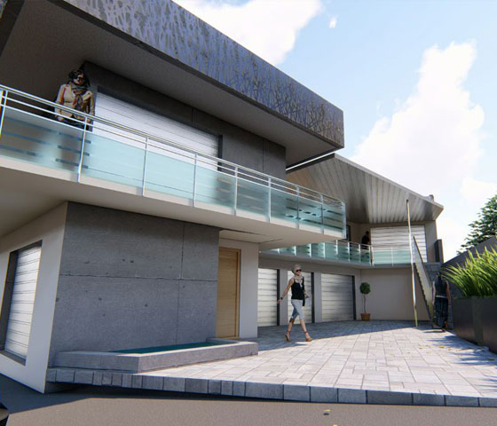 Constructora JM Arquitectos,Plaza, Colinas del lago